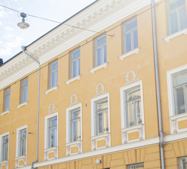 Ympäristöministeriön ja Työ- ja elinkeinoministeriön toimitilarakennus Helsingissä, Aleksanterinkatu 3c.