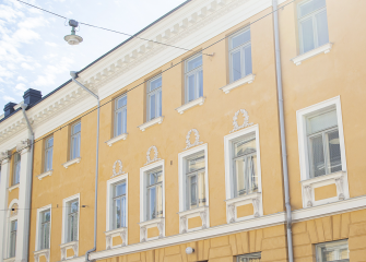 Ympäristöministeriön ja Työ- ja elinkeinoministeriön toimitilarakennus Helsingissä, Aleksanterinkatu 3c.