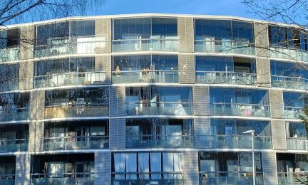 Uusi kerrostalo Espoossa